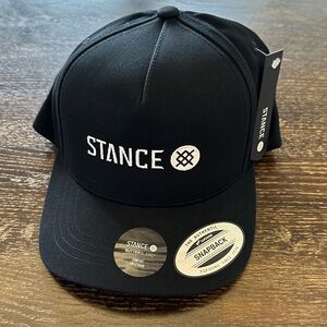 NWT!! Stance Classic Black SnapBack Hat
